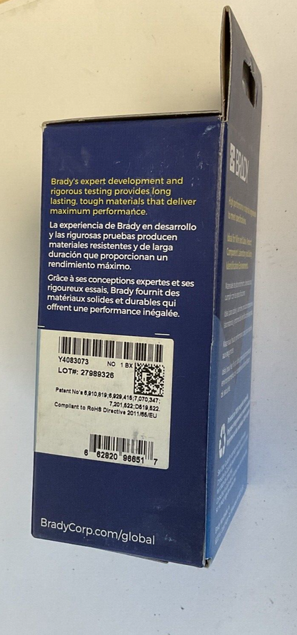 BRADY M21-750-595-WT PRINT CARTRIDGE WHITE VINYL
