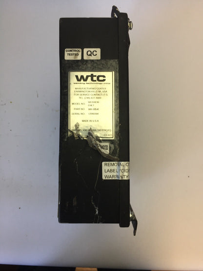 WELDING TECHNOLOGY WEBVIEW-ENET 986-0054E WELD CONTROL ETHERNET TERMINAL USIP