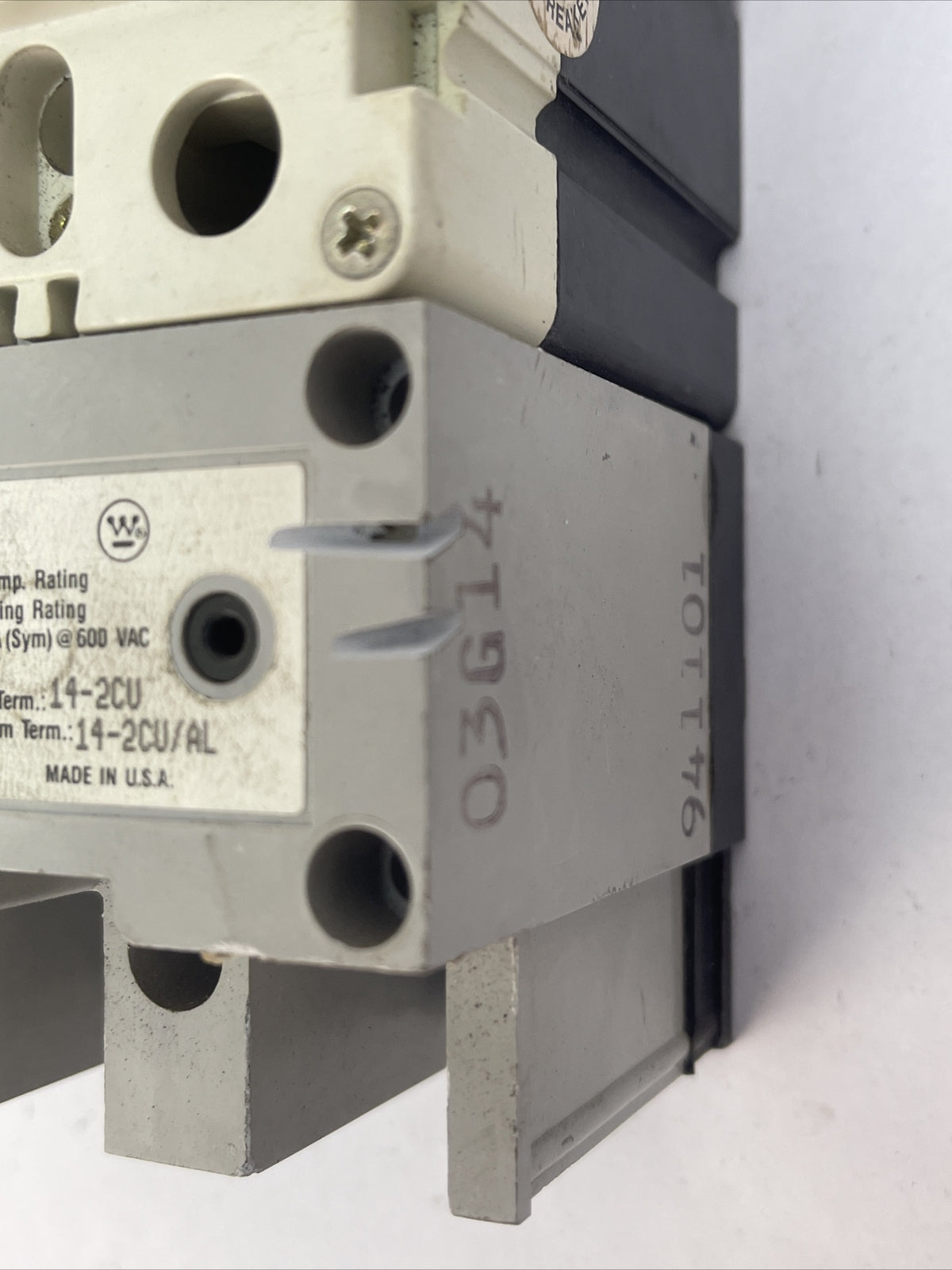 WESTINGHOUSE HMCP007C0C SER C 7A 600VAC 250VDC 3POLE ELC3007R CURRENT LIMITER 7A