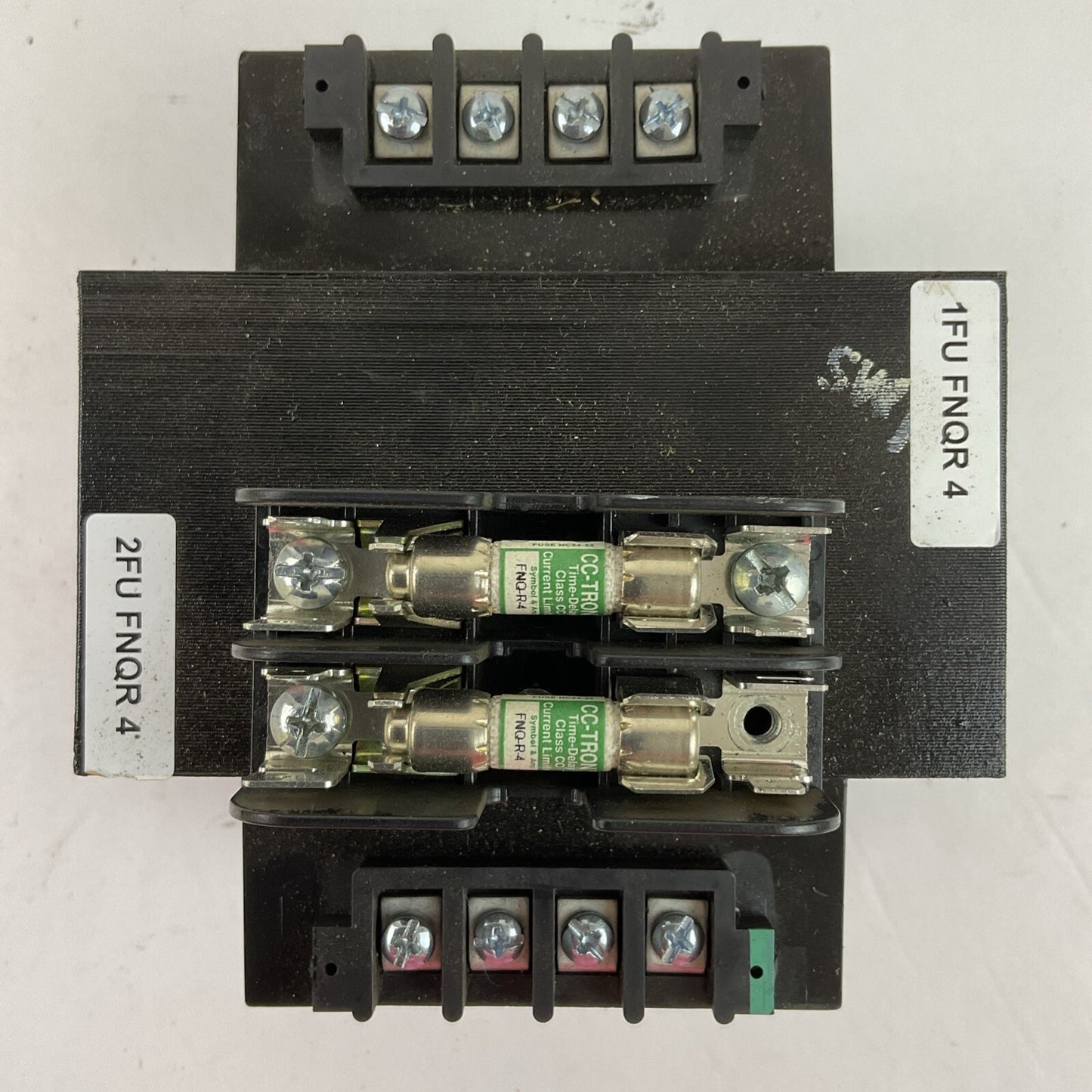 CUTLER HAMMER C0500E3CFBXXRT TRANSFORMER 500VA 50/60HZ FNQ-R-4 4AMP FUSES