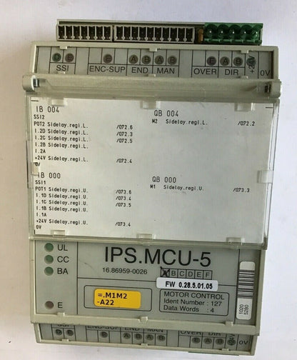 MAN ROLAND IPS.MCU-5 MOTOR CONTROL - 16.86959-0026 - Rev. A