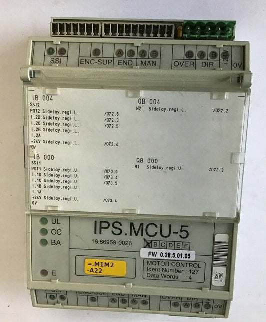 MAN ROLAND IPS.MCU-5 MOTOR CONTROL - 16.86959-0026 - Rev. A