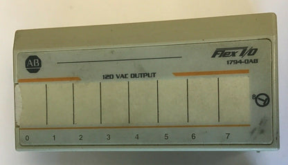 ALLEN BRADLEY 1794-OA8/A MODULE W/ 1794-TBNF/A TERMINAL BLOCK