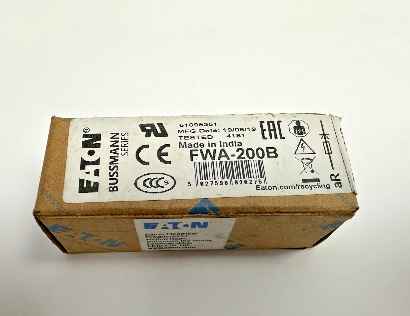 EATON BUSSMANN FWA-200B 200A 150VAC/DC SEMICONDUCTOR FUSE
