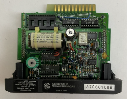 GE FANUC IC610CPU101C CPU W/1K RAM MODULE