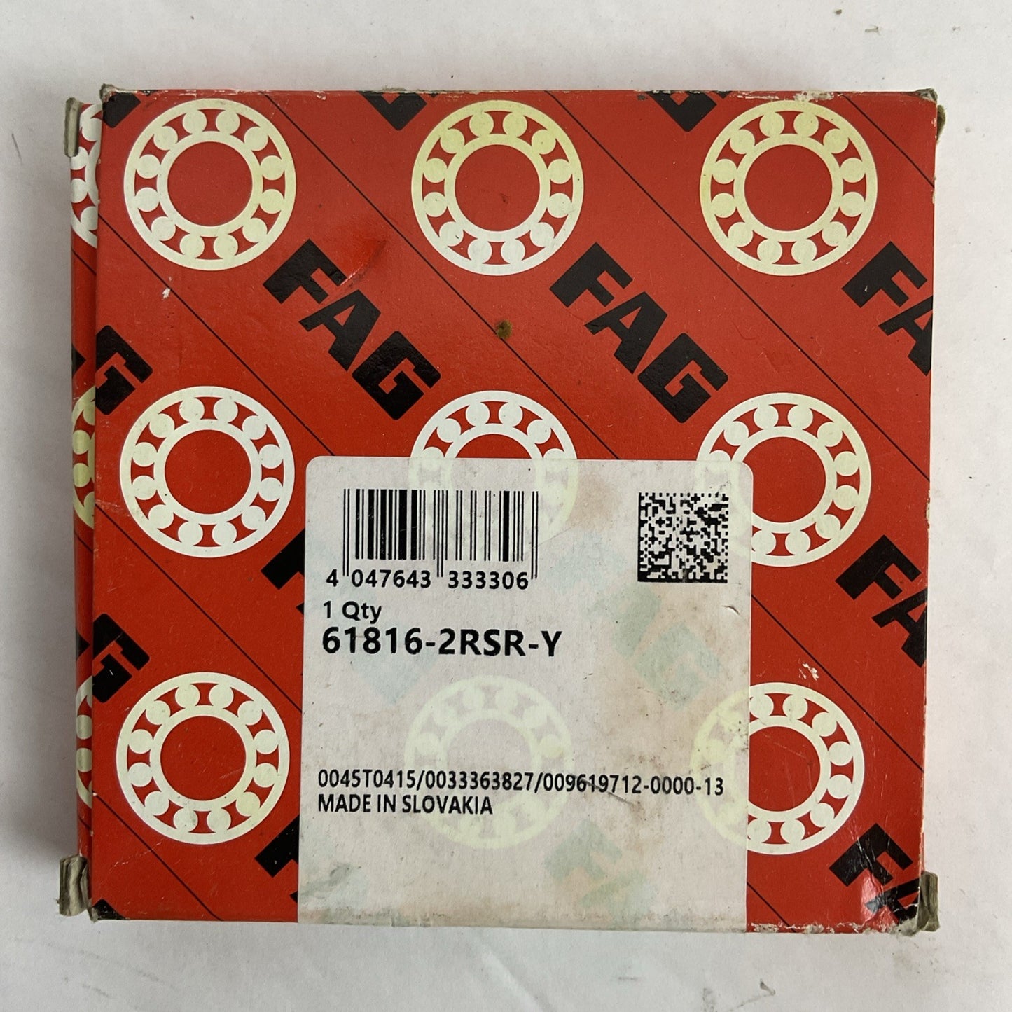 FAG 61816-2RSR-Y BALL BEARING