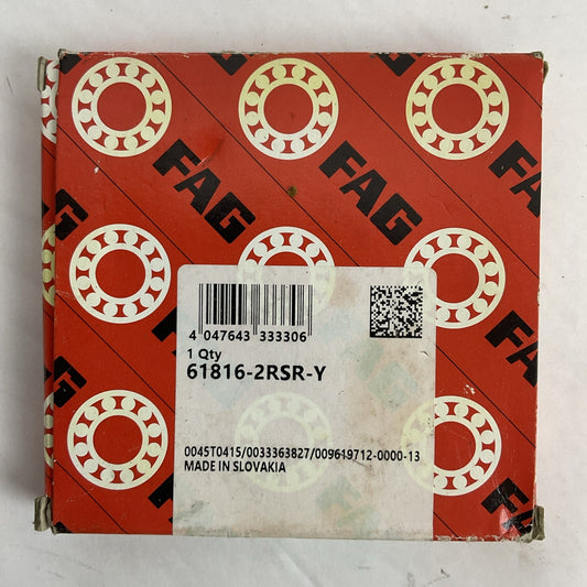 FAG 61816-2RSR-Y BALL BEARING
