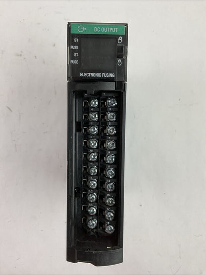 ALLEN BRADLEY 1756-OB16E SER A FW 3.3 CONTROL LOGIX 16PT D/O MODULE NO DOOR
