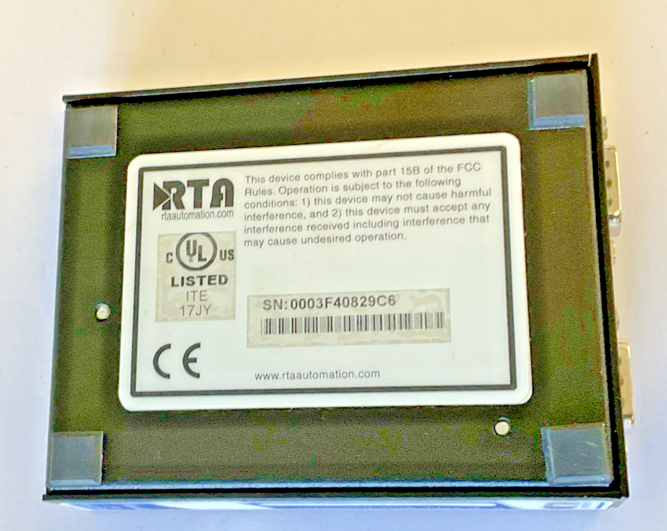 REAL TIME AUTOMATION ASCII GATEWAY 435NBX