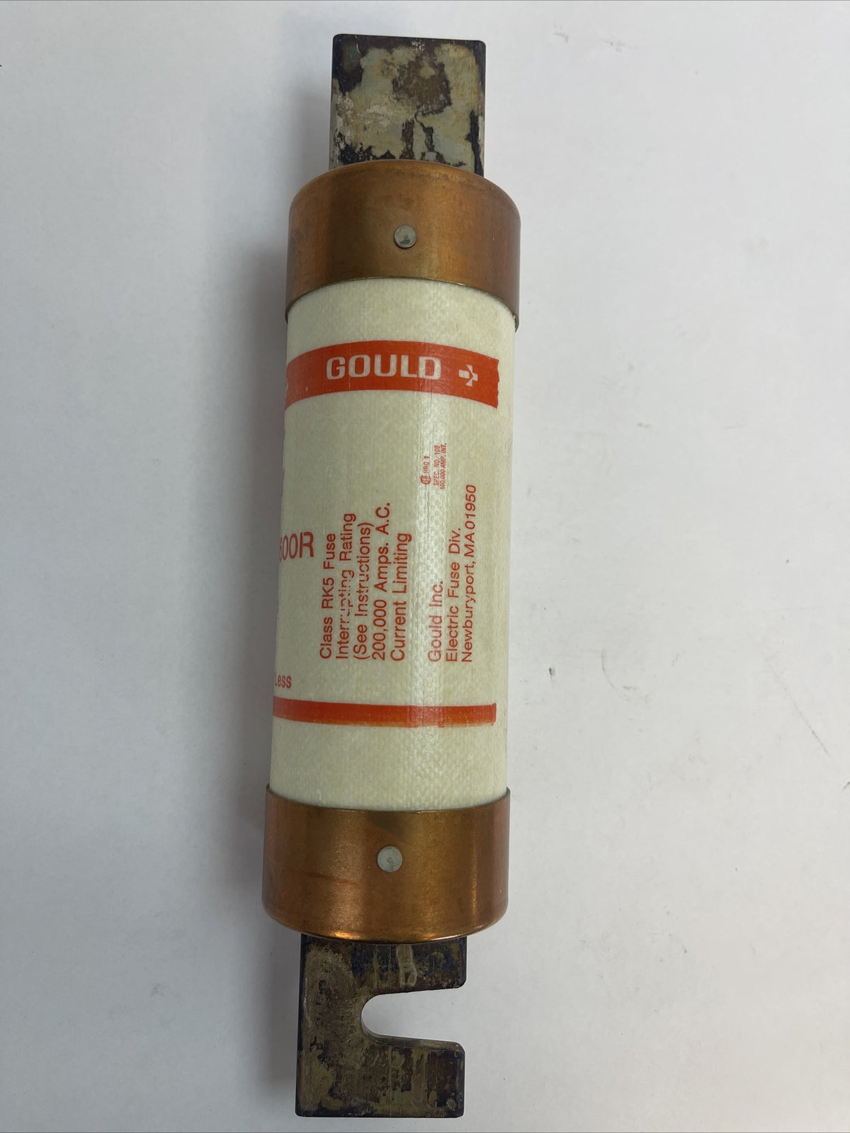 GOULD SHAWMUT ATS-DE600R AMP-TRAP DUAL ELEMENT TIME DELAY FUSE 600VAC 600AMP