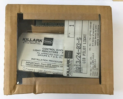 KILLARK 8013/24035 LED PILOT LIGHT GREEN 110/127VAC 30.5 SERIES