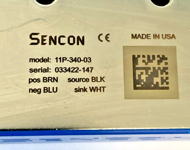 SENCON 11P-340-03 SENSOR CAN