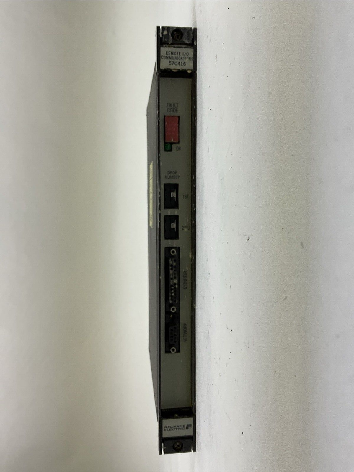 RELIANCE ELECTRIC 57C416 REMOTE I/O COMMUNICATIONS MODULE 57416-S