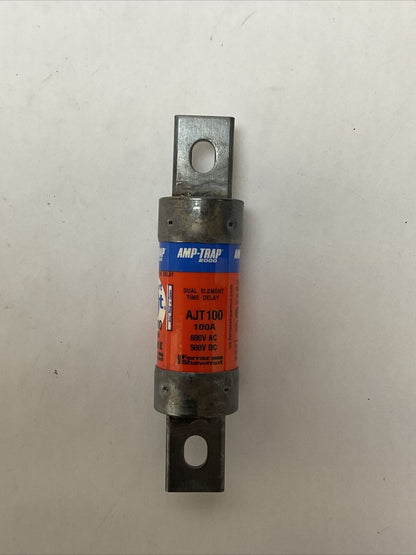 FERRAZ SHAWMUT AJT100 SMART SPOT AMP-TRAP 2000 100A 600VAC 500VDC DUAL ELEMENT