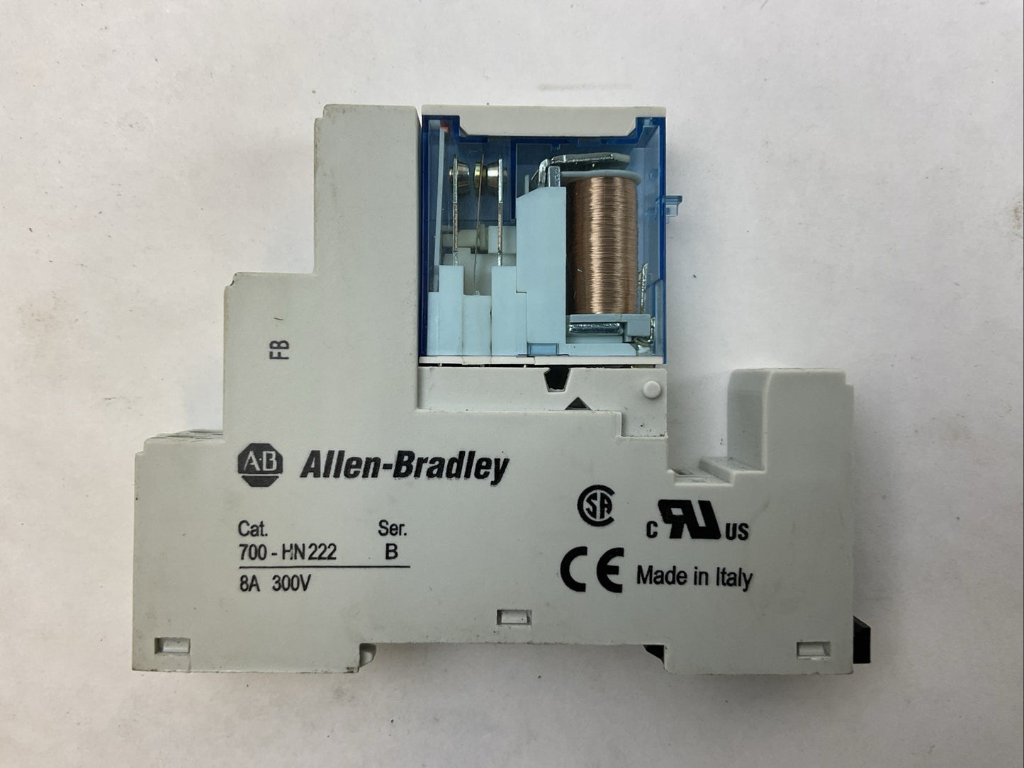 ALLEN BRADLEY 700-HK32Z24 SER B 24VDC RELAY 700-HN222 SER B 8A 300V RELAY BASE