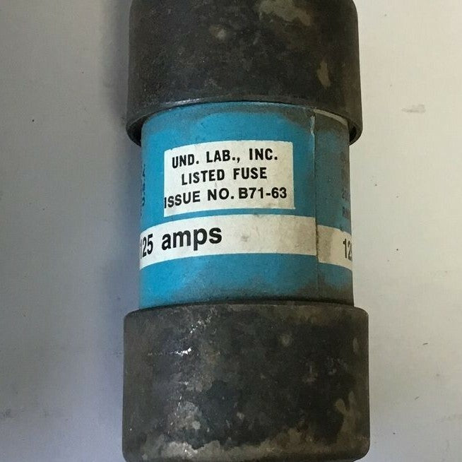 GENERAL ELECTRIC GF8B125 FUSE 125A 600VAC CLASS J ***LOTOF2***
