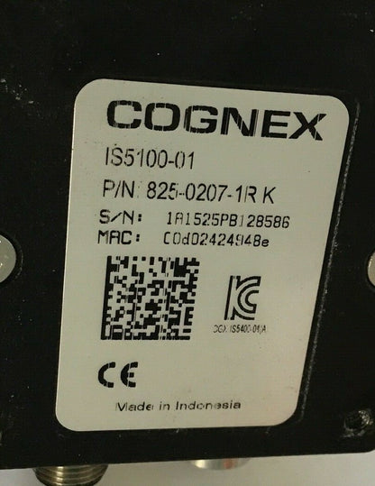 COGNEX FS5100-01 IN-SIGHT CAMERA TYPE:821-0034-1R REV.D 24VDC