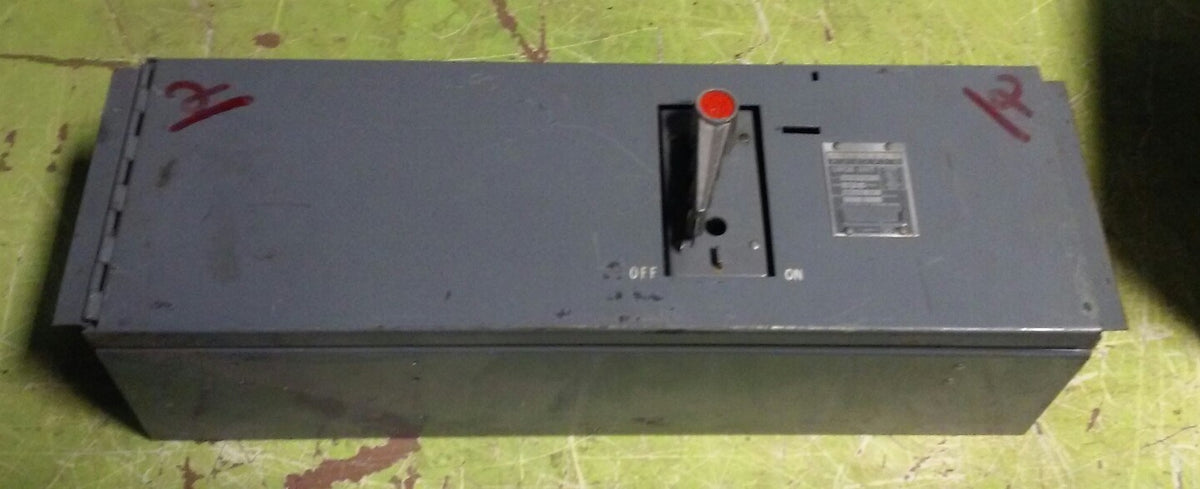 Federal Pacific QMQB1036 Panelboard Switch 100 Amp 100A 3-Pole 600VAC