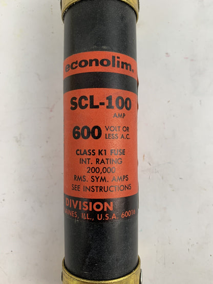 Economy Fuse SCL100 100A 600V Fuse