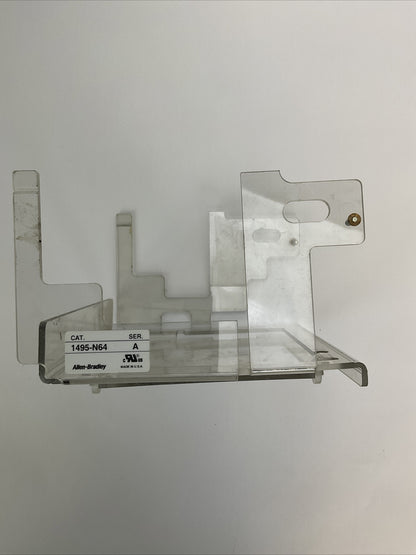 ALLEN BRADLEY 1495-N64 SER A CLEAR PROTECTIVE FUSE COVER WITH DOOR