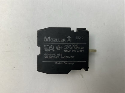MOELLER EK10 CONTACT BLOCK (LOT OF 4)