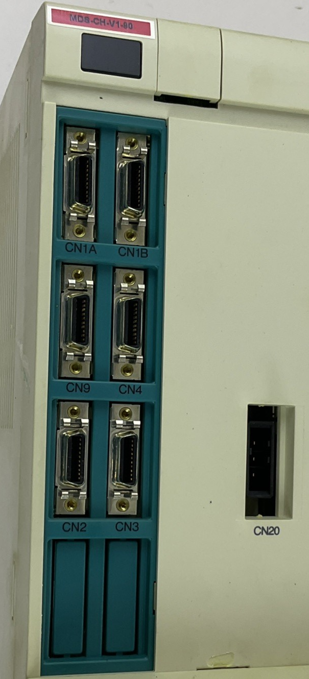 MITSUBISHI MDS-CH-V1-90 SERVO DRIVE UNIT 9KW 648V H/W VER.T 240HZ 19A