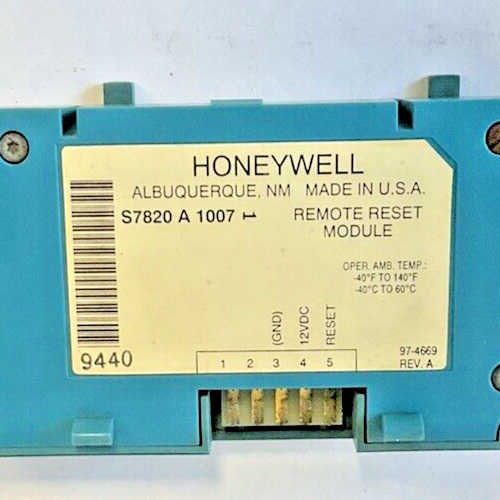 HONEYWELL RM7800 L 1012 BURNER CONTROL MODULE