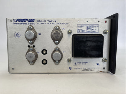UNICO 1685 POWER-ONE INTERNATIONAL SERIES 309-807.01 HD5-12/OVP-A 5VDC 12A W/OVP