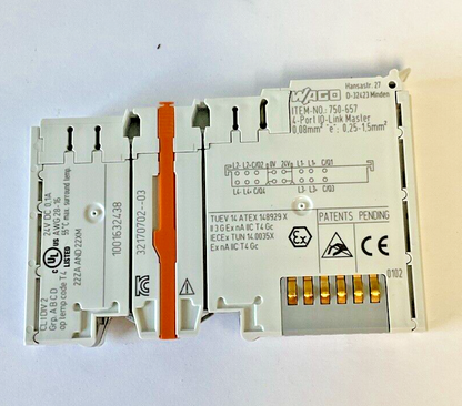 WAGO 750-657 I/O LINK MASTER 24VDC 4PORT  0.1A