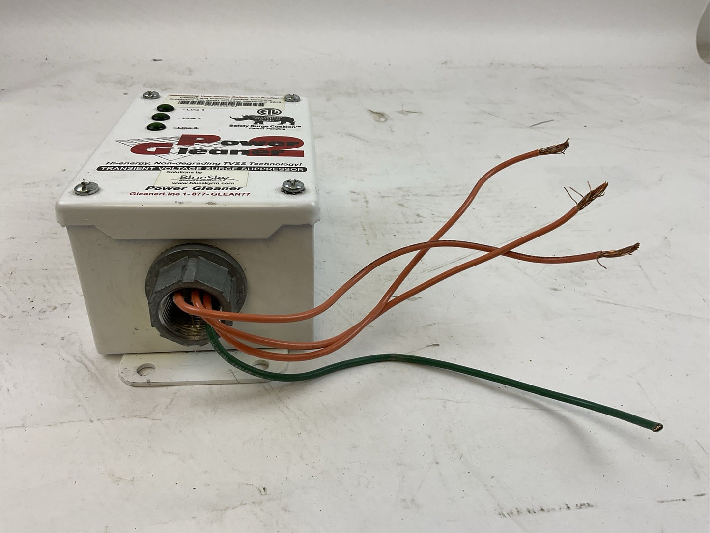 POWER GLEANER 2 SERIES PG2-480-3 TRANSIENT VOLTAGE SURGE SUPRESSOR 480VAC