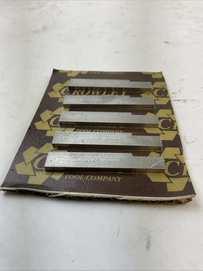CROWLEY TL257510-0024 320-116-4 #145351 RAMLOT #1.003 HONE TOOL BLADE (LOT OF 5)
