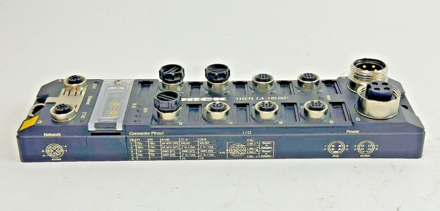 TURCK - TBEN-L4-16DXP F/W 3.1.2.0 COMPACT MULTIPROTOCOL I/O MODULE FOR ETHERNET