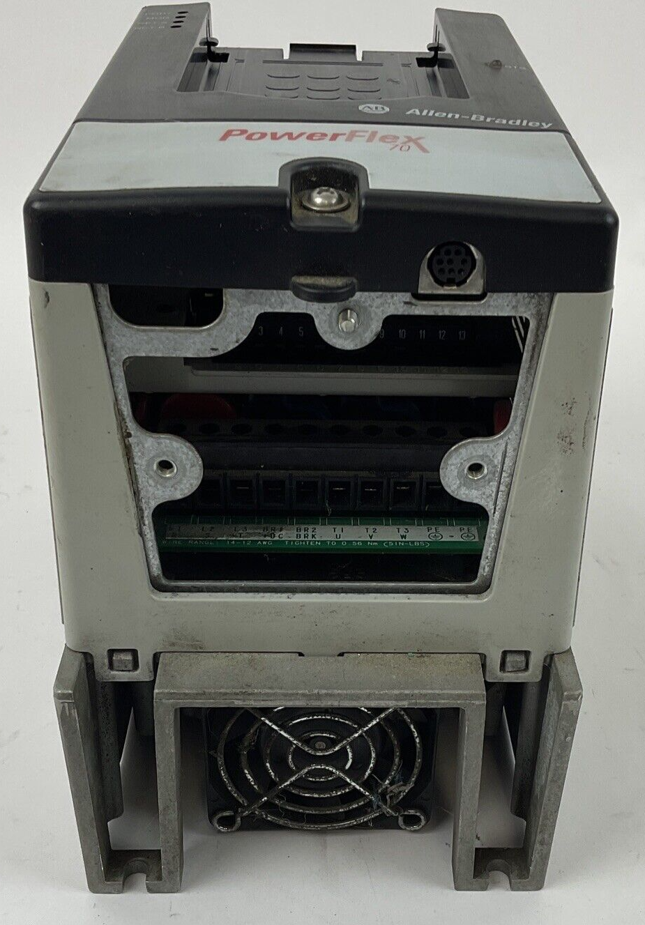 ALLEN BRADLEY 20AD2P1A0AYNNNNN POWERFLEX 70 MOTOR DRIVE SER.A 1HP 3PH