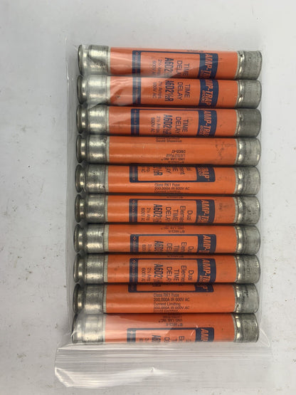 Gould Shawmut Amp-trap 2000 A6D2 1/2R 2 1/2A 600V Fuse "Lot of 10"