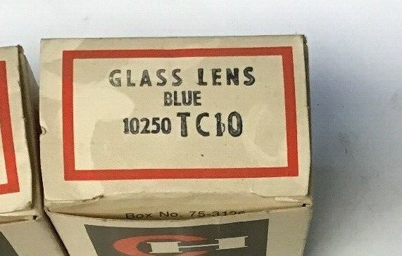 CUTLER HAMMER 10250TC10 GLASS LENS  BLUE***LOTOF 5***