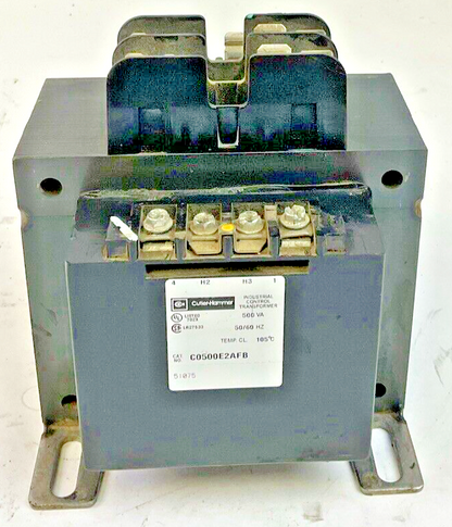 CUTLER HAMMER C0500E2AFB TRANSFORMER 500VA 50/60HZ
