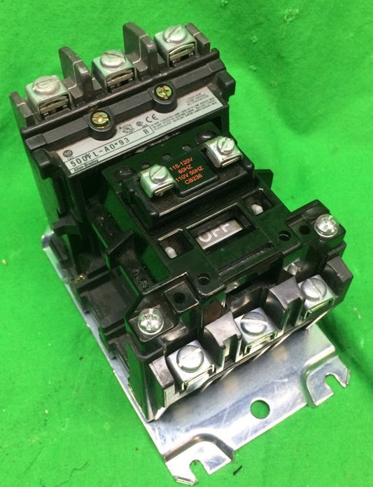 ALLEN BRADLEY 500FL-A0*93 15/20 AMP CONTINUOUS RATING AC CONTACTOR