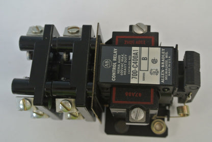 ALLEN-BRADLEY 700-C400A1 TYPE C AC RELAY / 110-120VAC / 4 N.O. / NEW SURPLUS
