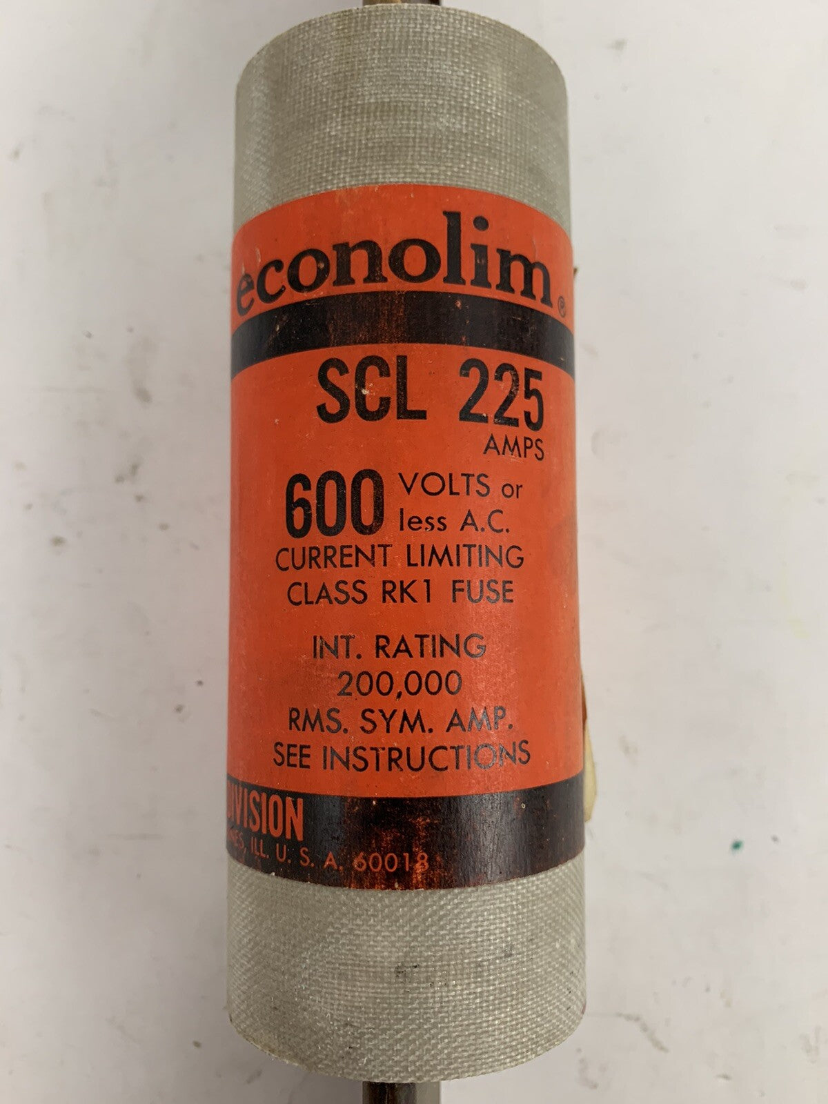 Economy Fuse SCL225 225A 600V Fuse
