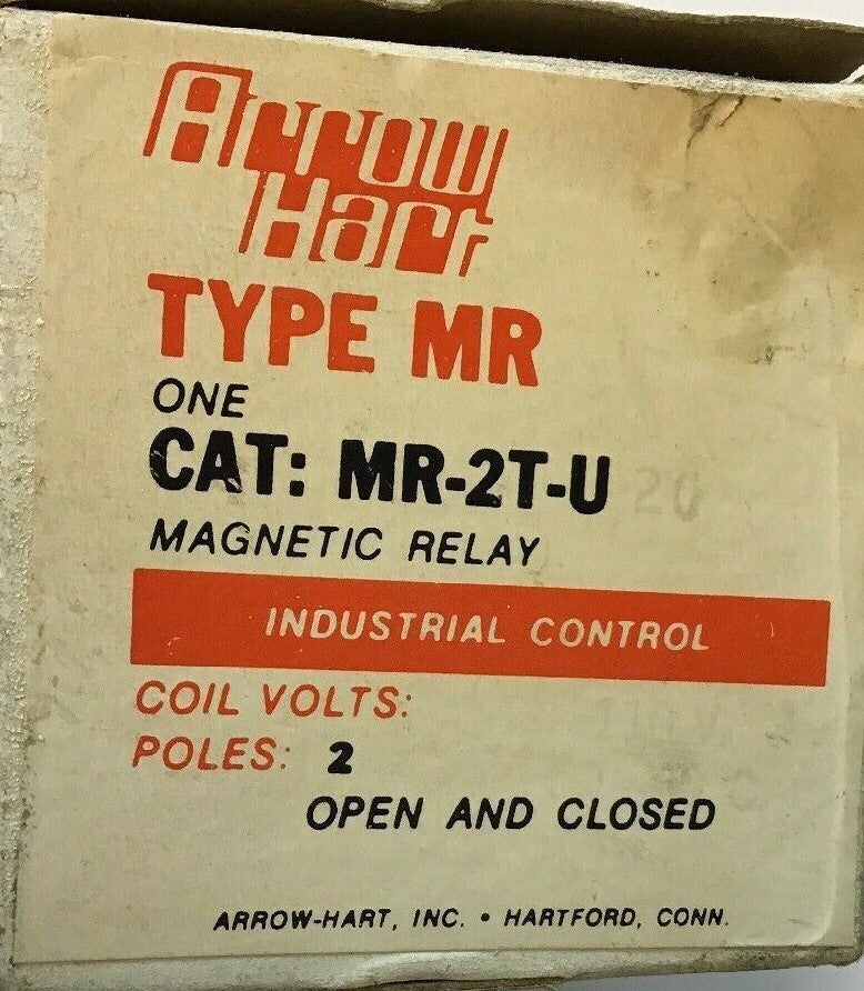 ARROW HART MR-2T-U20 MAGNETIC RELAY 2POLE