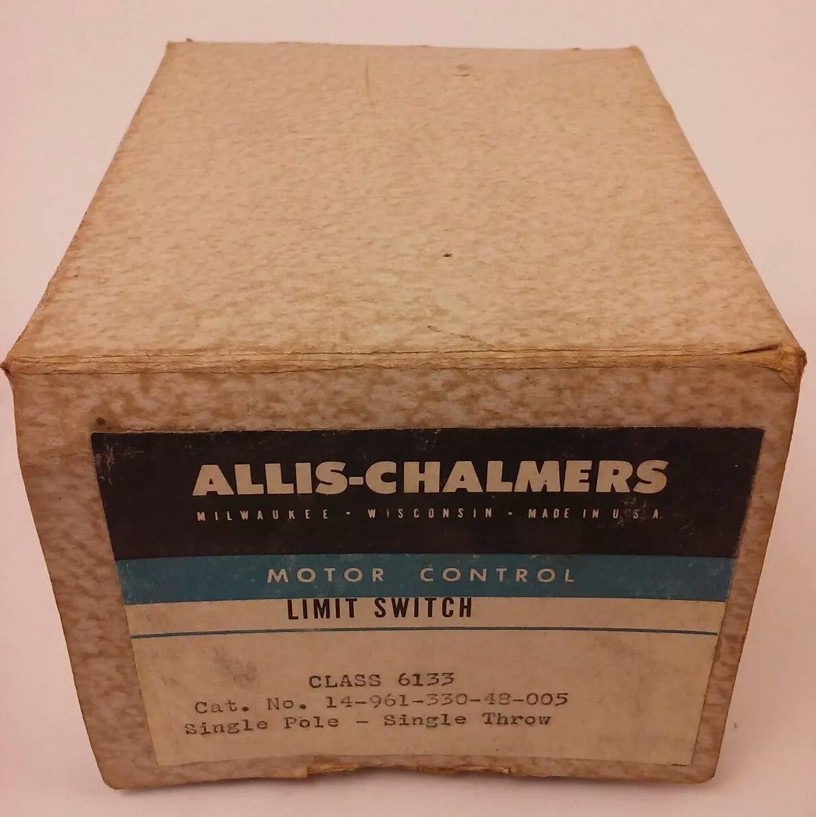 ALLIS CHALMERS  CLASS 6133 14-961-330-48-005 LIMIT SWITCH, NEW SURPLUS, 14961330