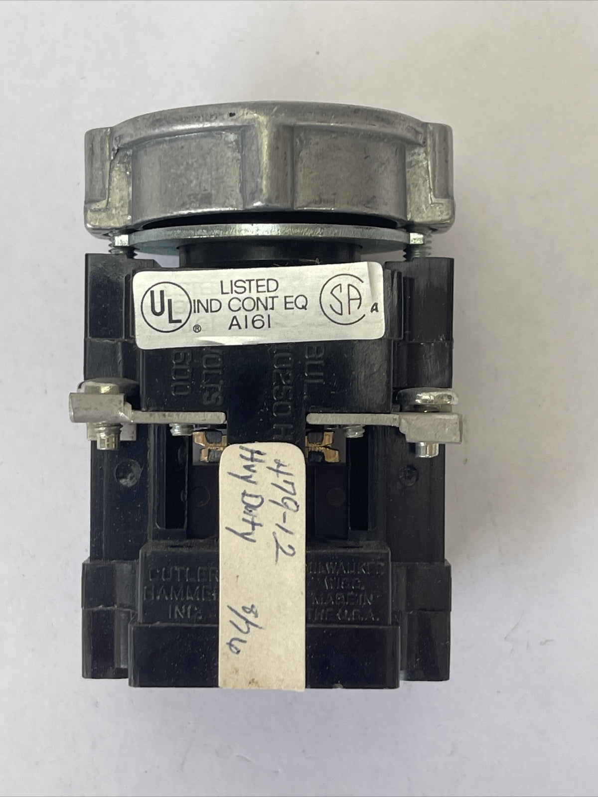 CUTLER HAMMER 10250H479A12 PUSHBUTTON