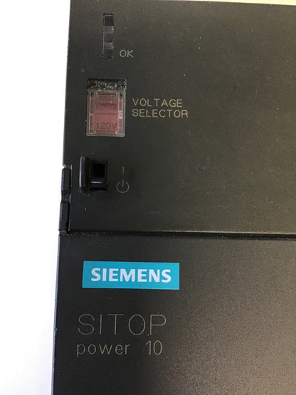 SIEMENS 1P6EP1-334-1SL11 SITOP POWER 10 POWER SUPPLY 230/120VAC 24VDC/10A
