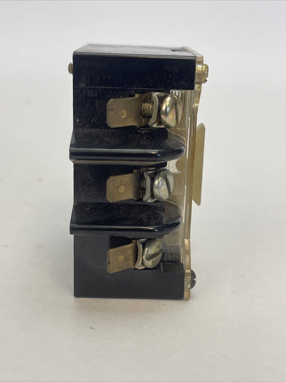 FURNAS 46ZBE30 CONTACT BLOCK 600VAC 10AMP PILOT DUTY 3N.O.