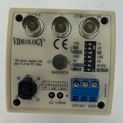 VIDEOLOGY 20A718 SECURITY CAMERA 24VAC 3.5-8mm 1:1.4 1/3"