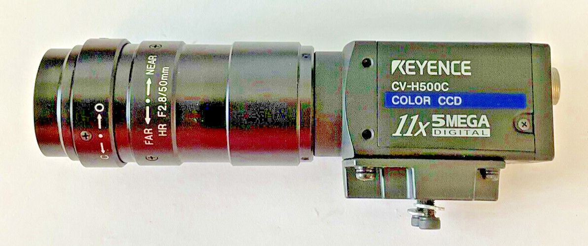 KEYENCE CV-H500C DIGITAL CAMERA 11X HR F2.8/50MM