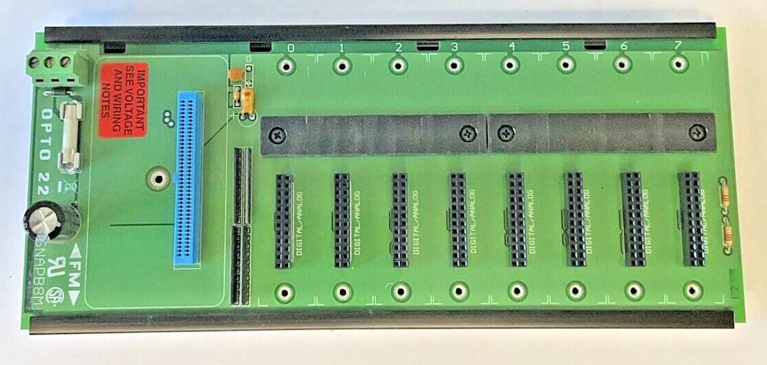 OPTO 22 SNAPB8M MODULE RACK CHASSIS SNAP-B8M