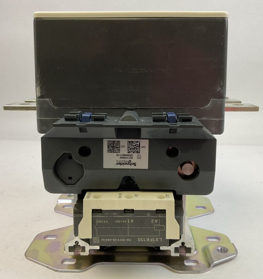 SCHNEIDER ELECTRIC T02HN13F7 SIZE 6 CONTACTOR TeSys LX1FK110 110-120VAC 40-400Hz