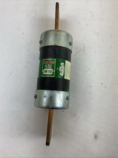 BUSSMANN FRN500 FUSETRON DUAL ELEMENT TIME DELAY CLASS K5 FUSE 500AMP 250VAC