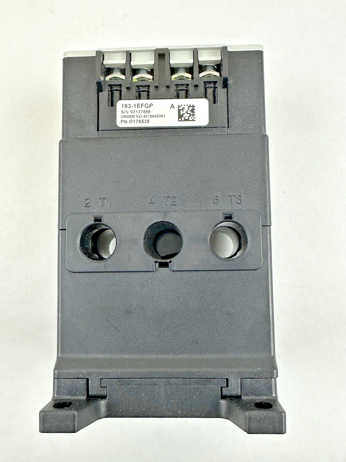 Allen Bradley 193-1EFGP E100 20-100A Overload Relay Ser. A